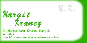 margit krancz business card